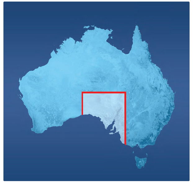 南澳洲地理位置