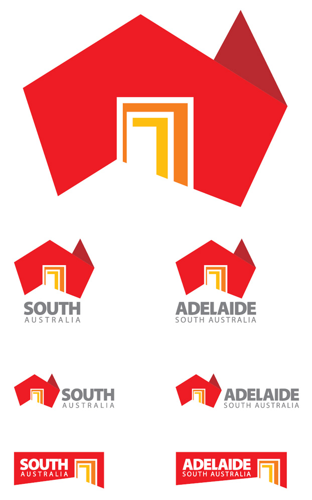 南澳洲logo设计延伸