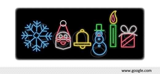 谷歌圣诞节logo