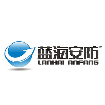 蓝海安防logo设计