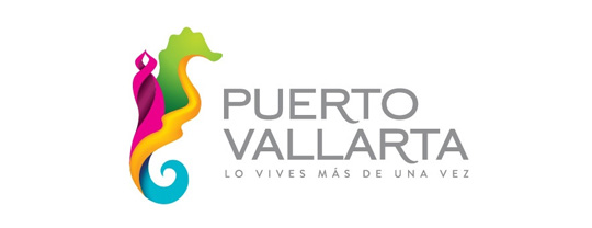 墨西哥巴亚尔塔港旅游形象logo